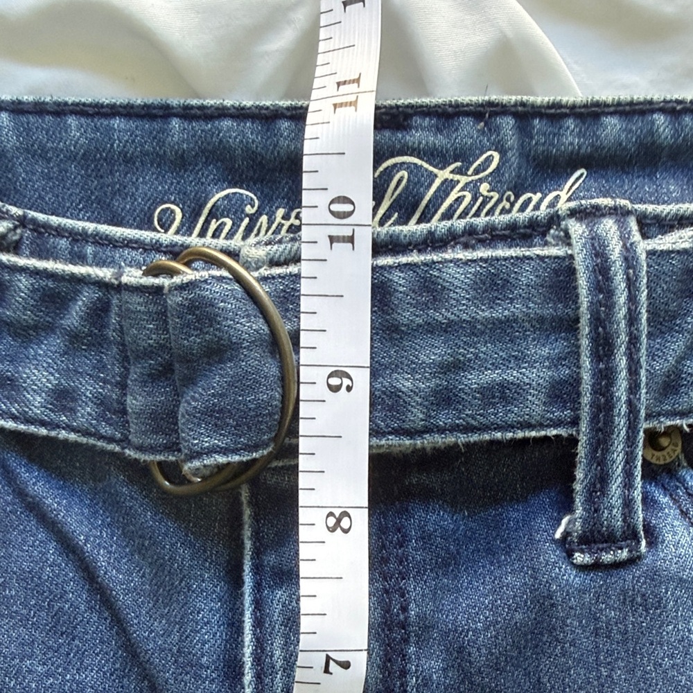 Universal Thread Dark Blue Wide Leg Jeans - Picture 6 of 8